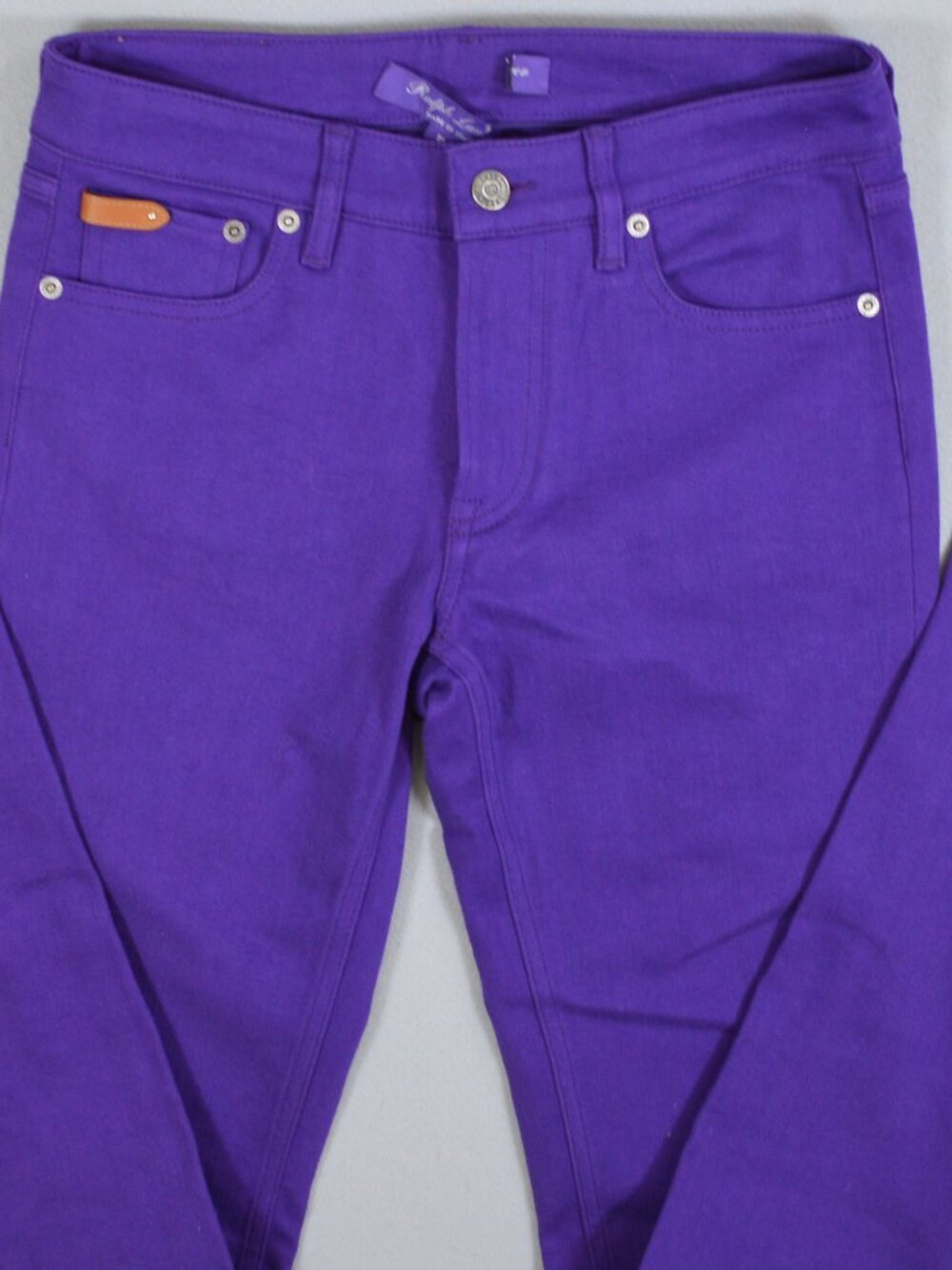 Ralph Lauren Made in Italy Purple Skinny Jeans Size 26 - Picture 2 of 16
